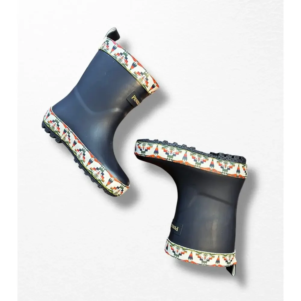 NWT Pendleton Tucson Rubber Rain Boots, Toddler Size 5/6